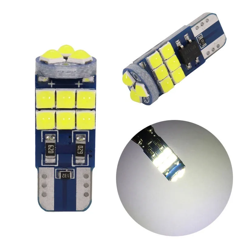 2pcs W5W Led T10 168 194 Signal Lamp Canbus 3030 15SMD for Car Interior Map Dome Lights 12V
2pcs W5W Led T10 168 194 Signal Lamp Canbus 3030 15SMD for Car Interior Map Dome Lights 12V