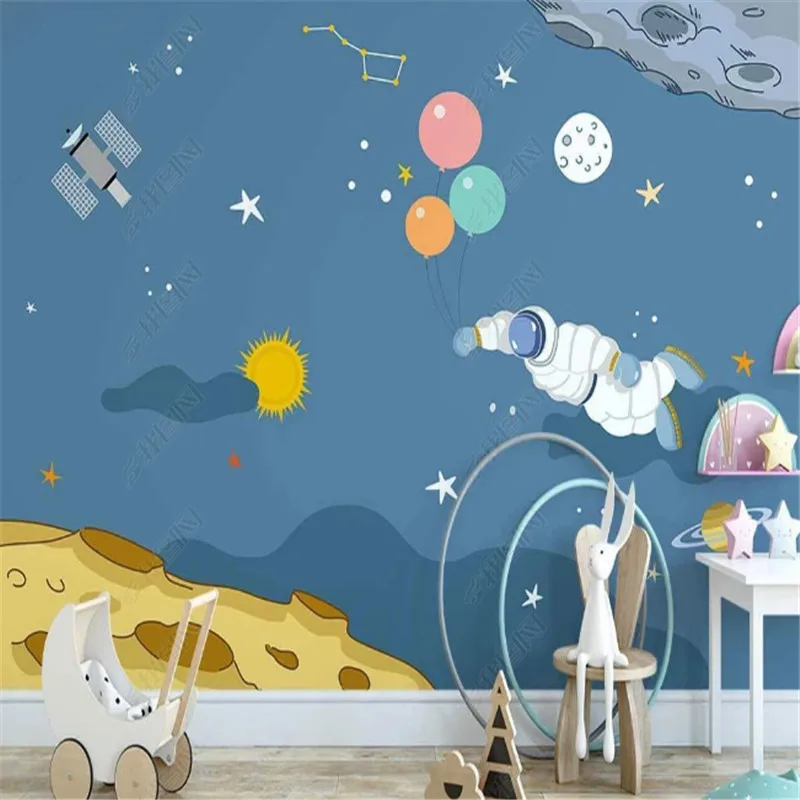 Nordic Hand Drawn Wallpaper for Kid's Room Cartoon Space Sailing Children's Room Cute Background Wall Papers Home Decor Mural
Nordic Hand Drawn Wallpaper for Kid's Room Cartoon Space Sailing Children's Room Cute Background Wall Papers Home Decor Mural