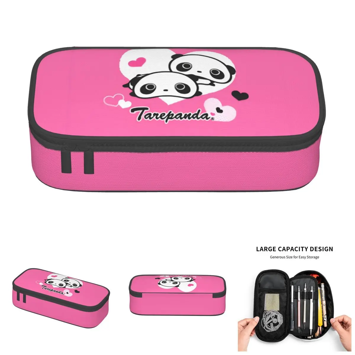 Cartoon Pink Heart Tarepanda Kawaii Pencil Cases Girl Boy Large Capacity Kawaii Panda Anime Pencil Pouch School Accessories
Cartoon Pink Heart Tarepanda Kawaii Pencil Cases Girl Boy Large Capacity Kawaii Panda Anime Pencil Pouch School Accessories
