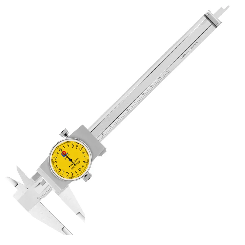 Guanglu stainless steel with watch caliper 0-150-200-300mm Dayang high-precision pointer shockproof dial caliper
Guanglu stainless steel with watch caliper 0-150-200-300mm Dayang high-precision pointer shockproof dial caliper