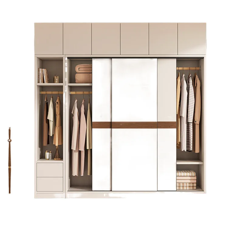 Household bedroom sliding door simple modern assembly children's wooden clothing cabinet
Household bedroom sliding door simple modern assembly children's wooden clothing cabinet