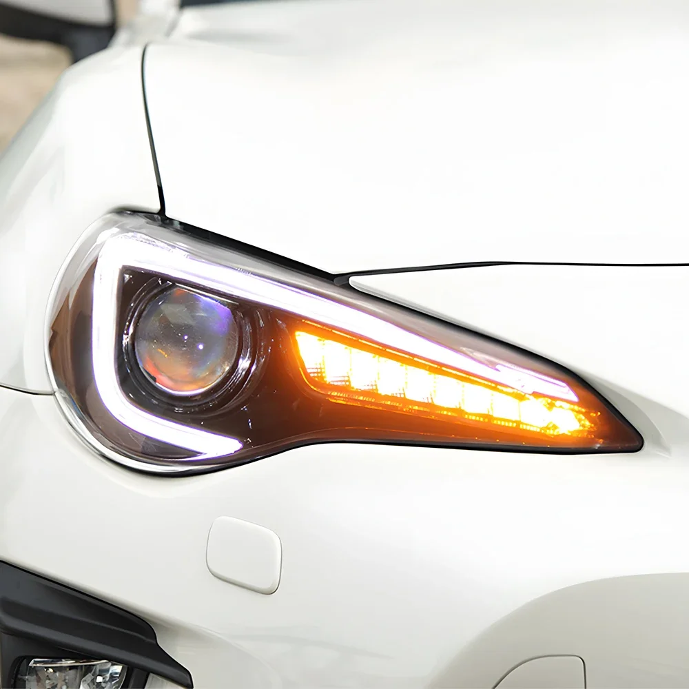 Автомобильные фары для Toyota GT86 Subaru BRZ 2012-2020, светодиодные передние фары автомобиля в сборе, обновленная бифокальная линза, аксессуары Plug and Play
Автомобильные фары для Toyota GT86 Subaru BRZ 2012-2020, светодиодные передние фары автомобиля в сборе, обновленная бифокальная линза, аксессуары Plug and Play