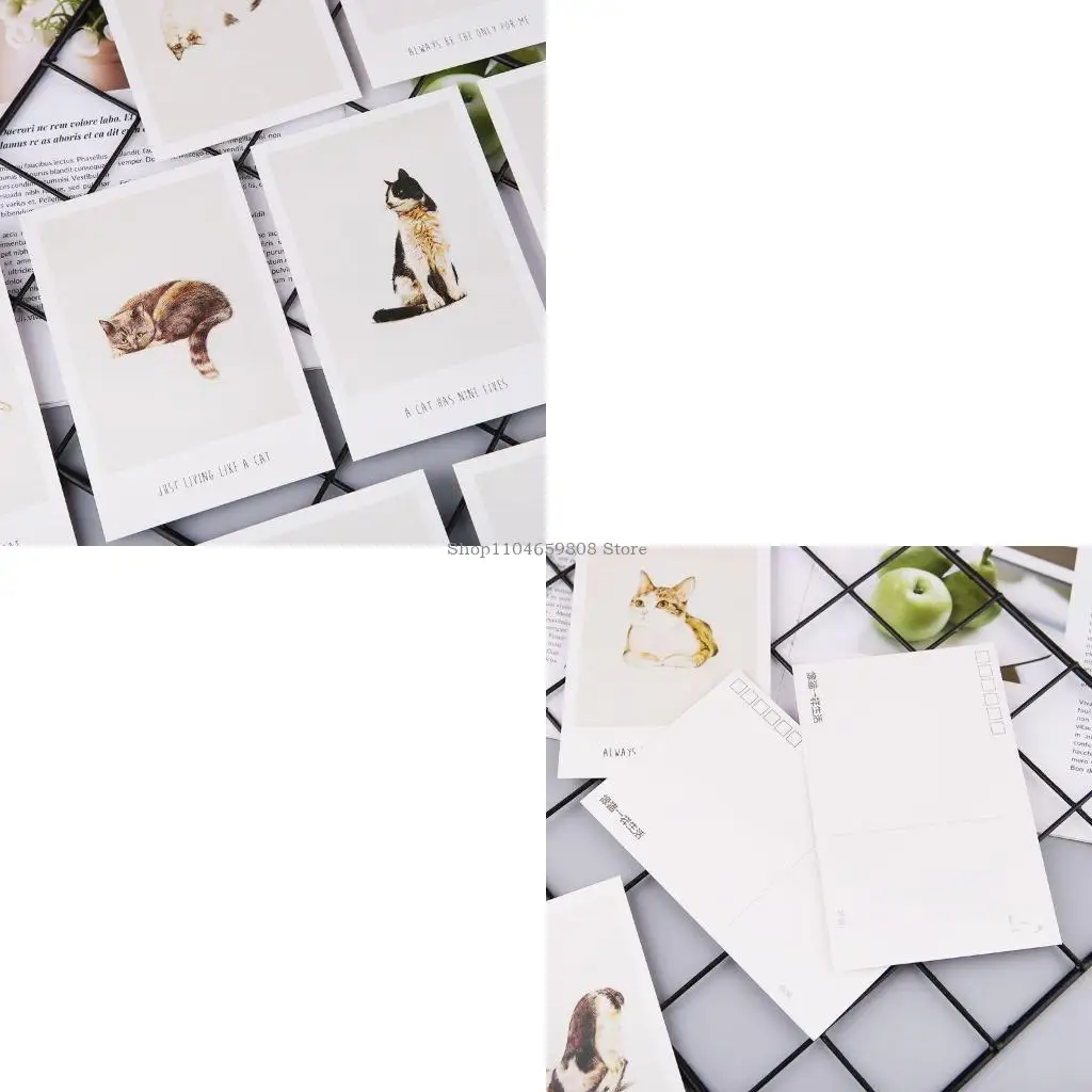 30 Sheets for Cat Paintings Retro Vintage Postcard Christmas Gift Card for Wish
30 Sheets for Cat Paintings Retro Vintage Postcard Christmas Gift Card for Wish