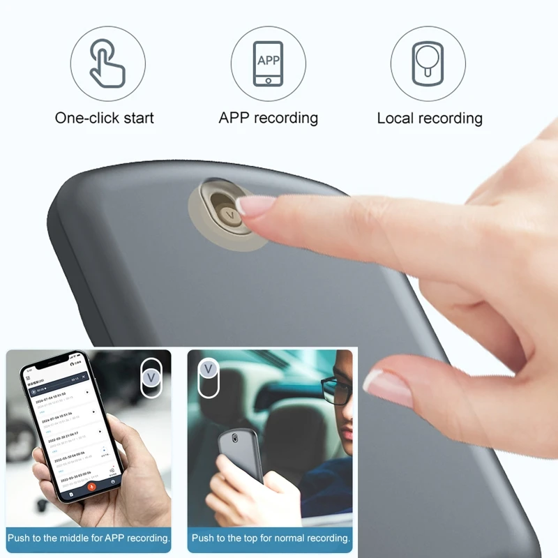128G Magnetic Digital Voice Recorder 93 Languages Translator Dictaphone for Meeting Interview AI Intelligent Voice APP Recording
128G Magnetic Digital Voice Recorder 93 Languages Translator Dictaphone for Meeting Interview AI Intelligent Voice APP Recording
