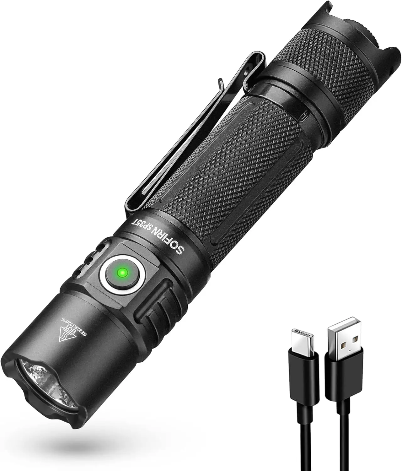 Super Bright 3800 Lumens Tactical Flashlight, Rechargeable with Dual Switch, IPX8 Waterproof for Camping and Emergency Use
Super Bright 3800 Lumens Tactical Flashlight, Rechargeable with Dual Switch, IPX8 Waterproof for Camping and Emergency Use