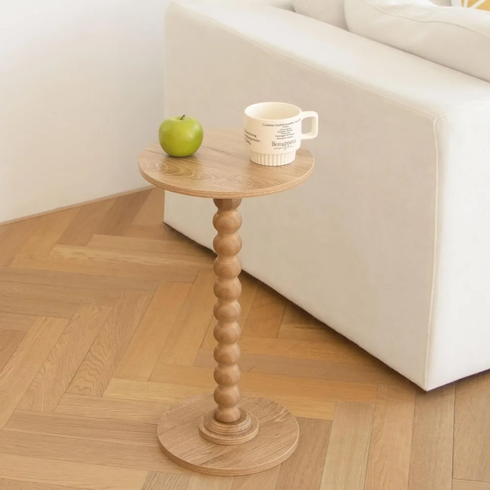 Small Side Table, Drink Table for Small Spaces, Modern Accent Table Martini Table with Solid Wood Leg
Small Side Table, Drink Table for Small Spaces, Modern Accent Table Martini Table with Solid Wood Leg