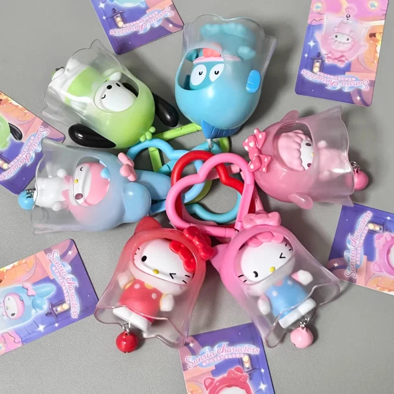 Sanrio Official Ghost Series Halloween Blind Box Cute Anime Figure Bag Charms Keychain Pendant With Bell Gift For Girls Birthday
Sanrio Official Ghost Series Halloween Blind Box Cute Anime Figure Bag Charms Keychain Pendant With Bell Gift For Girls Birthday