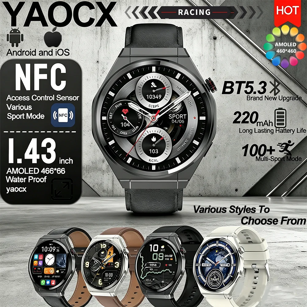 2026 New Women Smart Watch Heart Rate Blood Oxygen Health Monitoring Sports Modes NFC Voice Assistant Bluetooth Call Message
2026 New Women Smart Watch Heart Rate Blood Oxygen Health Monitoring Sports Modes NFC Voice Assistant Bluetooth Call Message