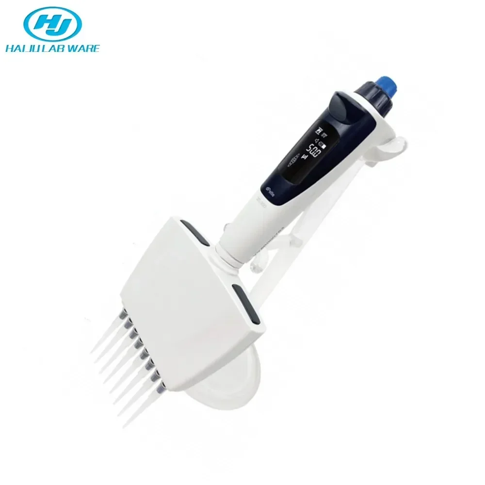 LAB Multichannel Adjustable Volume Multifunctional Eight-channel Electronic Pipette
LAB Multichannel Adjustable Volume Multifunctional Eight-channel Electronic Pipette