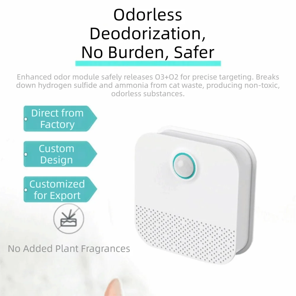 Intelligent Cat Odor Purifier Rechargeable Wireless Pet Deodorization Purifier 4000mAh Portable Pet Toilet Air Purifier
Intelligent Cat Odor Purifier Rechargeable Wireless Pet Deodorization Purifier 4000mAh Portable Pet Toilet Air Purifier