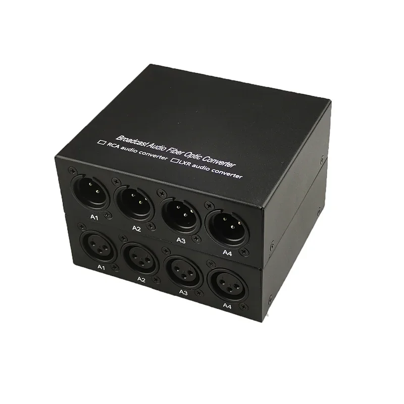 4 Channel Balanced XLR Audio To Fiber Optical Converter Extender For Digital Audio Broadcast System Audio Fiber Optic Equipment
4 Channel Balanced XLR Audio To Fiber Optical Converter Extender For Digital Audio Broadcast System Audio Fiber Optic Equipment