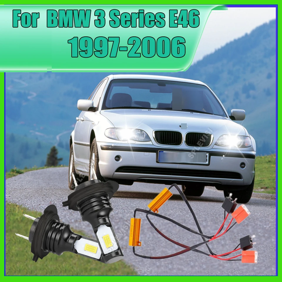 12v LED Car Headlight Bulbs Lamp Auto Bulb Lights 6000K For Bmw 3 Series E46 1997 1998 1999 2000 2001 2002 2003 2004 2005 2006
12v LED Car Headlight Bulbs Lamp Auto Bulb Lights 6000K For Bmw 3 Series E46 1997 1998 1999 2000 2001 2002 2003 2004 2005 2006