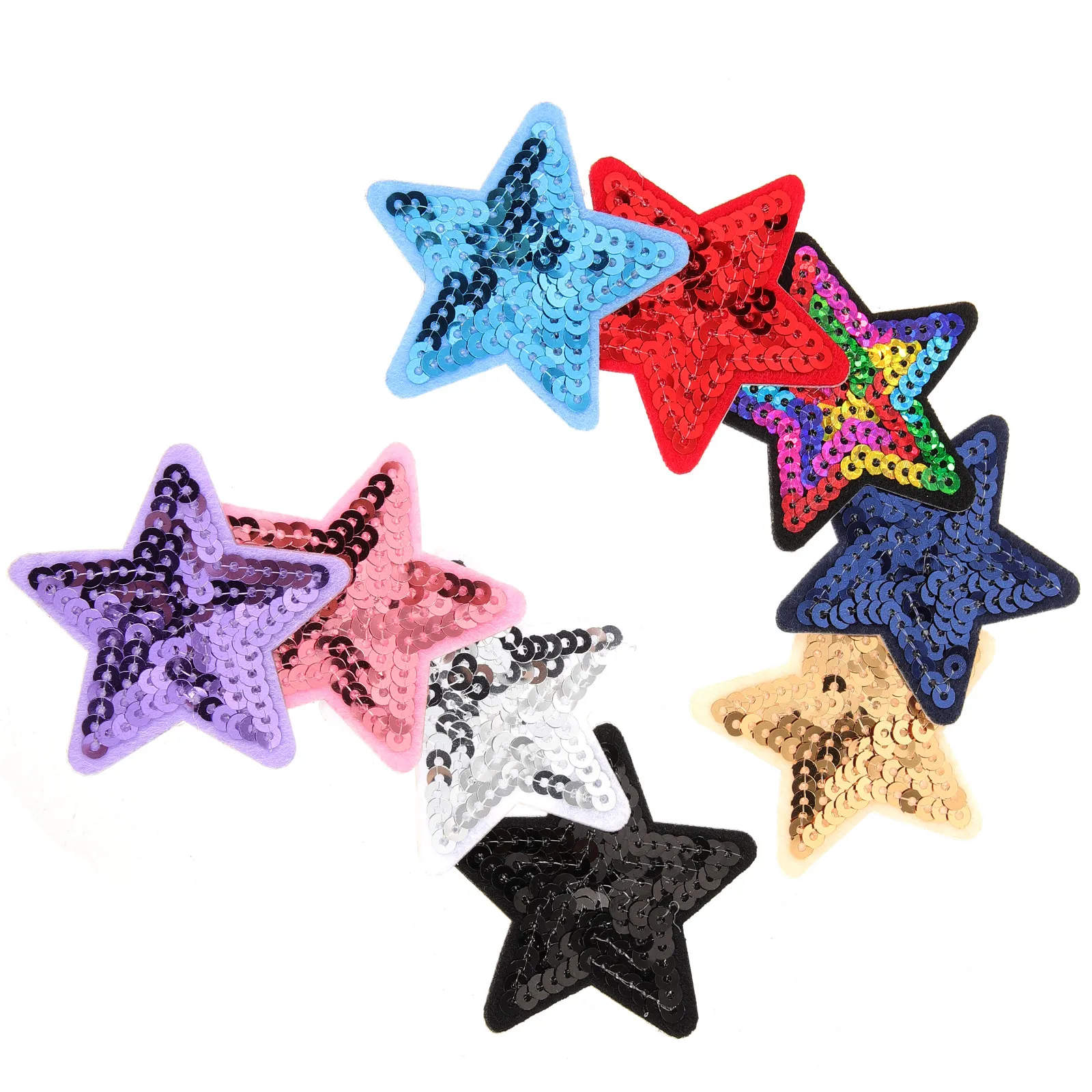 9Pcs Cute Star Patches for Clothes Stick on Sewable Appliques Jackets Jeans Backpacks Hats Handicraft Decor Star Patches
9Pcs Cute Star Patches for Clothes Stick on Sewable Appliques Jackets Jeans Backpacks Hats Handicraft Decor Star Patches