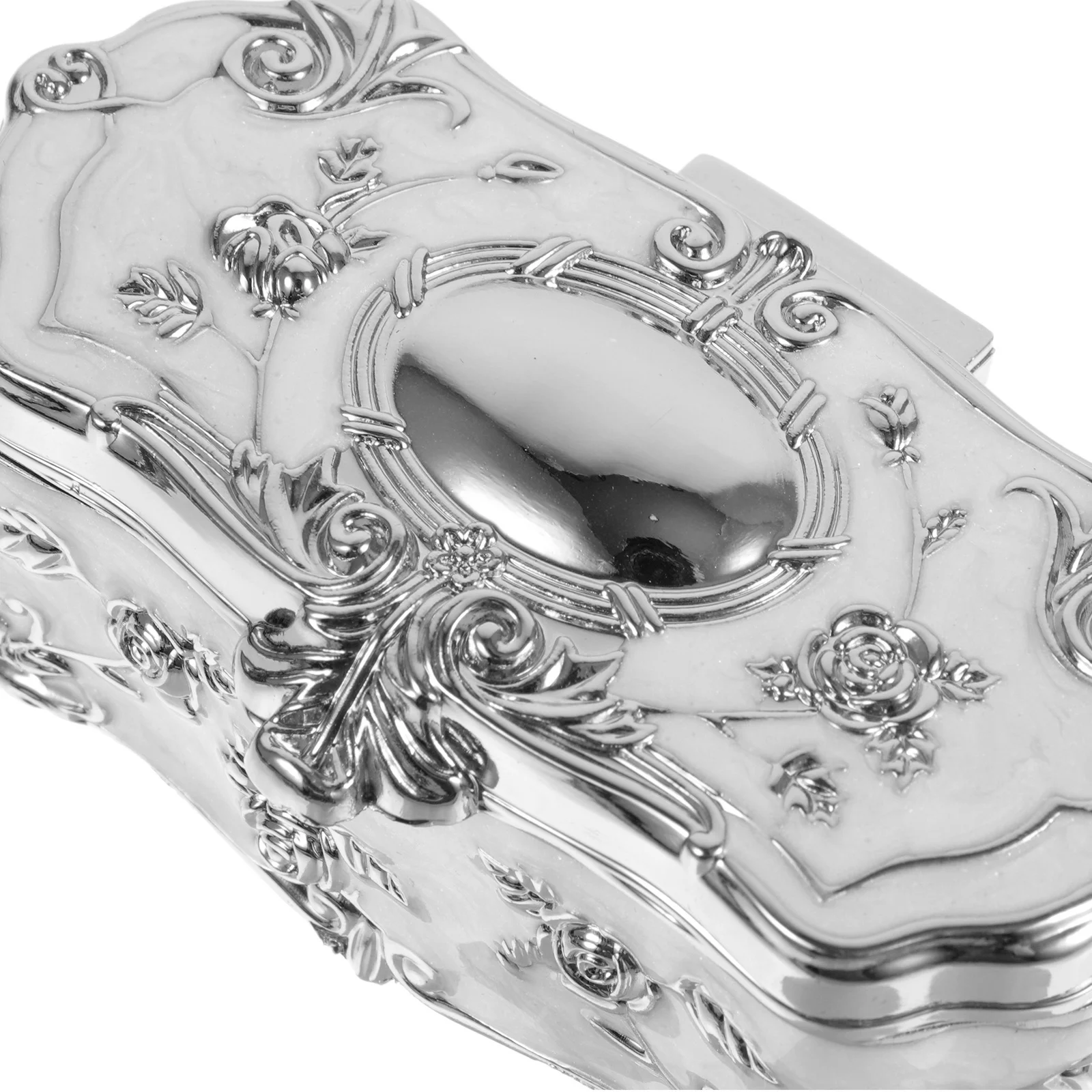 Vintage Alloy Embossed Jewelry Box Wear-Resistant Trinket Organizer Jewelry Storage Gift Case for Necklace Bracelet Earrings
Vintage Alloy Embossed Jewelry Box Wear-Resistant Trinket Organizer Jewelry Storage Gift Case for Necklace Bracelet Earrings