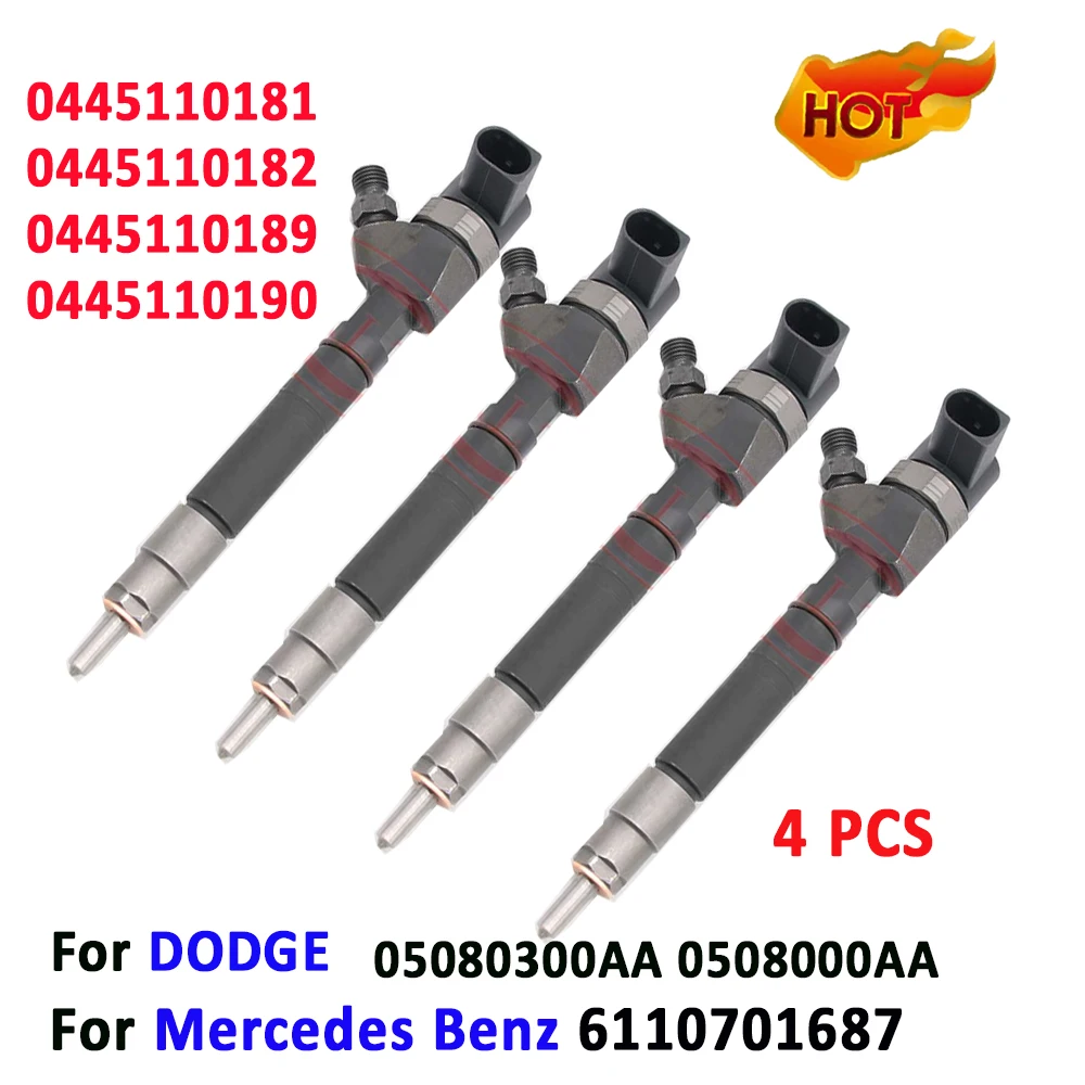 4 шт., Форсунка для дизельного двигателя Mercedes Sprinter 0445110182 A6120700487 0445110181
4 шт., Форсунка для дизельного двигателя Mercedes Sprinter 0445110182 A6120700487 0445110181