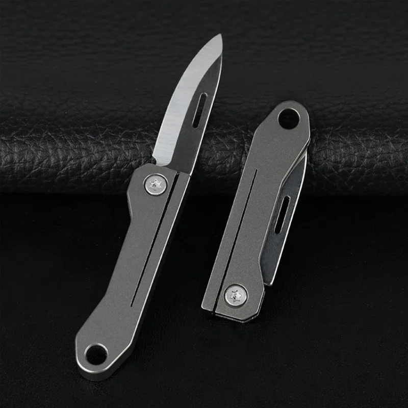 Titanium Alloy Mini EDC Knife Camping Equipment Unboxing Mini Keychain Hanging Outdoor Multi Tools Knife
Titanium Alloy Mini EDC Knife Camping Equipment Unboxing Mini Keychain Hanging Outdoor Multi Tools Knife