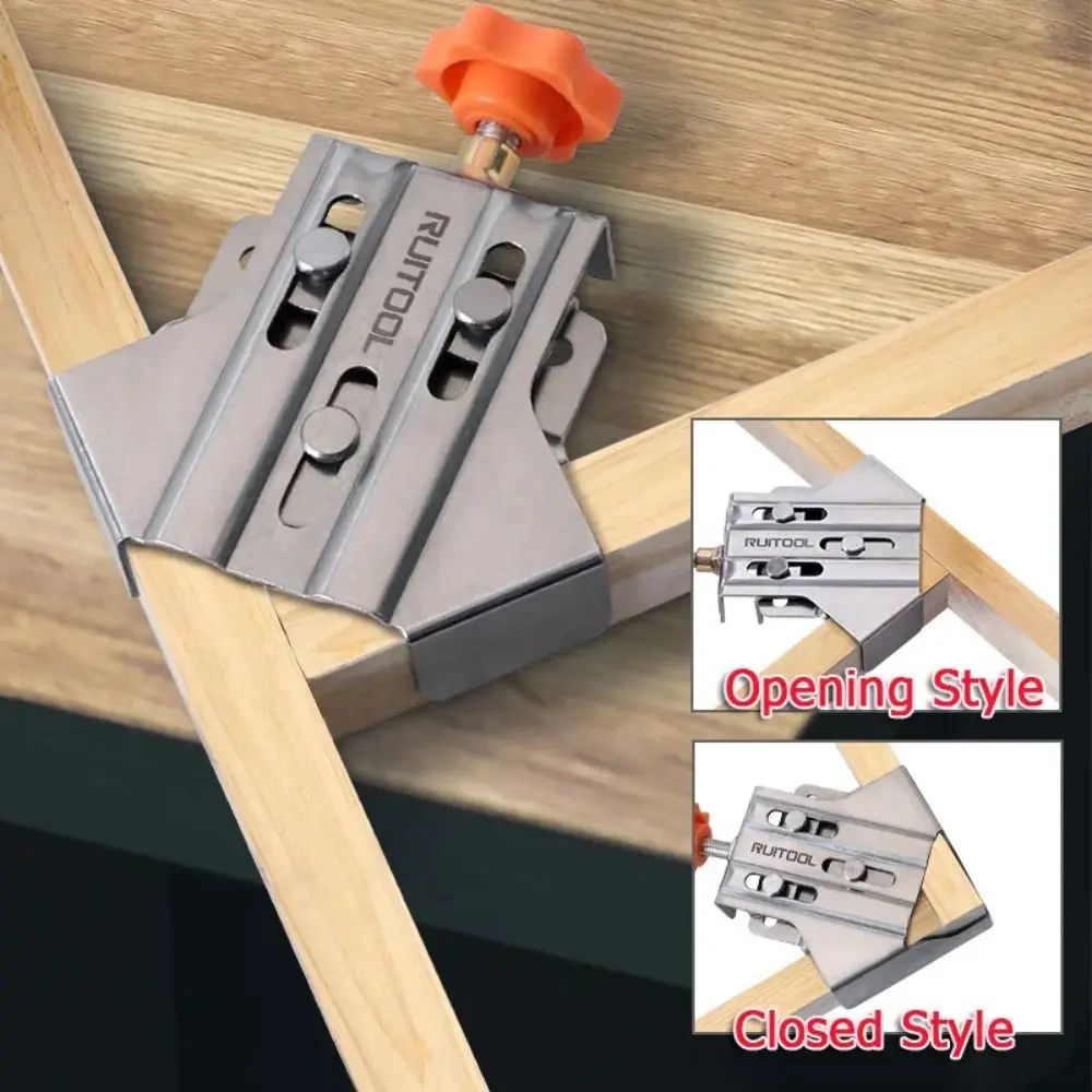 Swing Jaw Multipurpose Corner Clamp 90 Degree Single Handle Right Angle Clamp Closed Stainless Steel Photo Framing Tool Clamping
Swing Jaw Multipurpose Corner Clamp 90 Degree Single Handle Right Angle Clamp Closed Stainless Steel Photo Framing Tool Clamping
