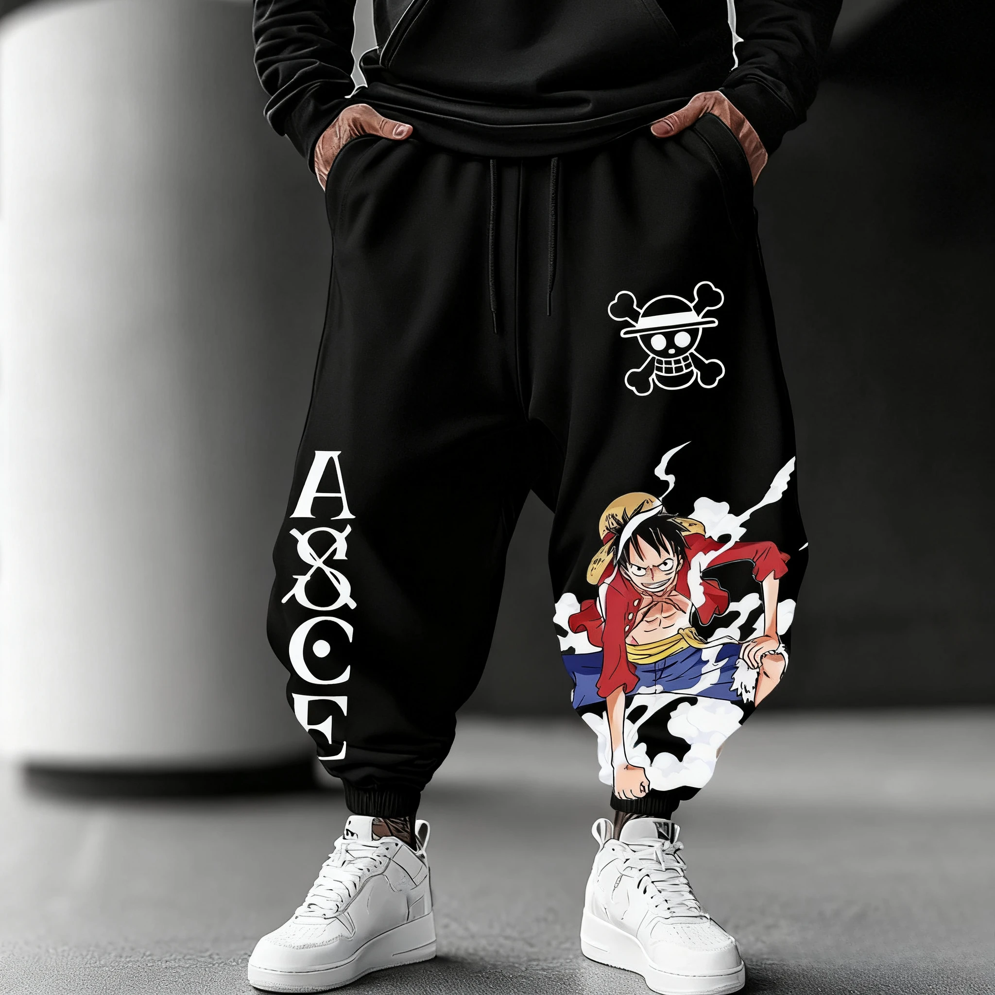 One Piece Luffy Japanese Animation Peripheral Printed Pants, American Sporty Autumn Fashion Men's and Women's Cotton Leggings
One Piece Luffy Japanese Animation Peripheral Printed Pants, American Sporty Autumn Fashion Men's and Women's Cotton Leggings