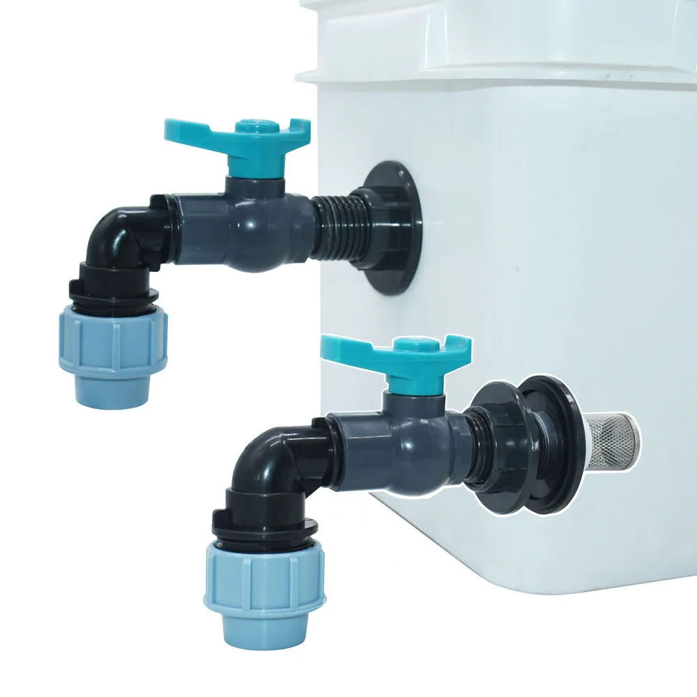 Rain Bucket Tank Tap Adapter 20mm 25mm 32mm PE Pipe Connector Elbow Tap Garden Ton Barrel Connect Faucet IBC Tank Fitting
Rain Bucket Tank Tap Adapter 20mm 25mm 32mm PE Pipe Connector Elbow Tap Garden Ton Barrel Connect Faucet IBC Tank Fitting