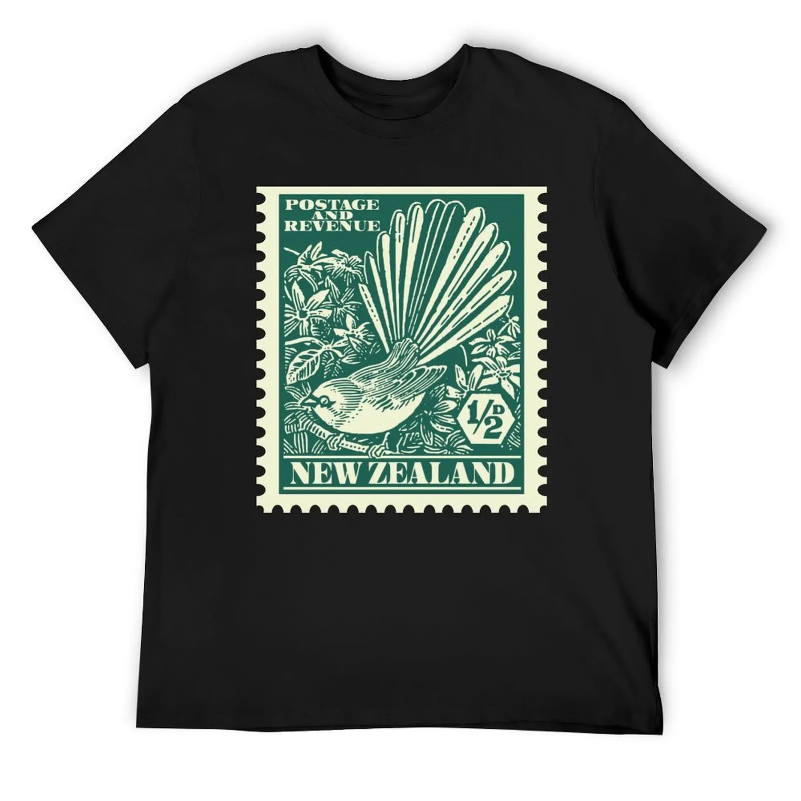 Vintage New Zealand Fantail Stamp T-Shirt tees plus sizes t shirts for men cotton
Vintage New Zealand Fantail Stamp T-Shirt tees plus sizes t shirts for men cotton