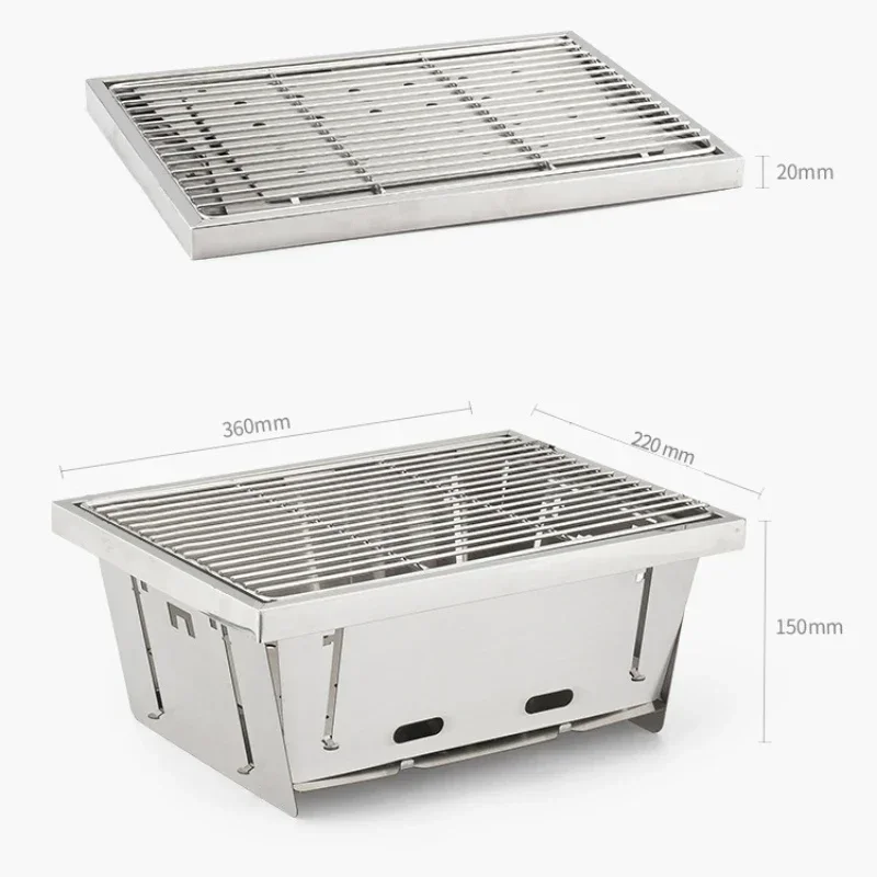 Stainless Steel Barbecue Grill Portable Outdoor Stove IGT Table Stove Folding Firewood Barbecue Camping Stove Heater Firepit
Stainless Steel Barbecue Grill Portable Outdoor Stove IGT Table Stove Folding Firewood Barbecue Camping Stove Heater Firepit