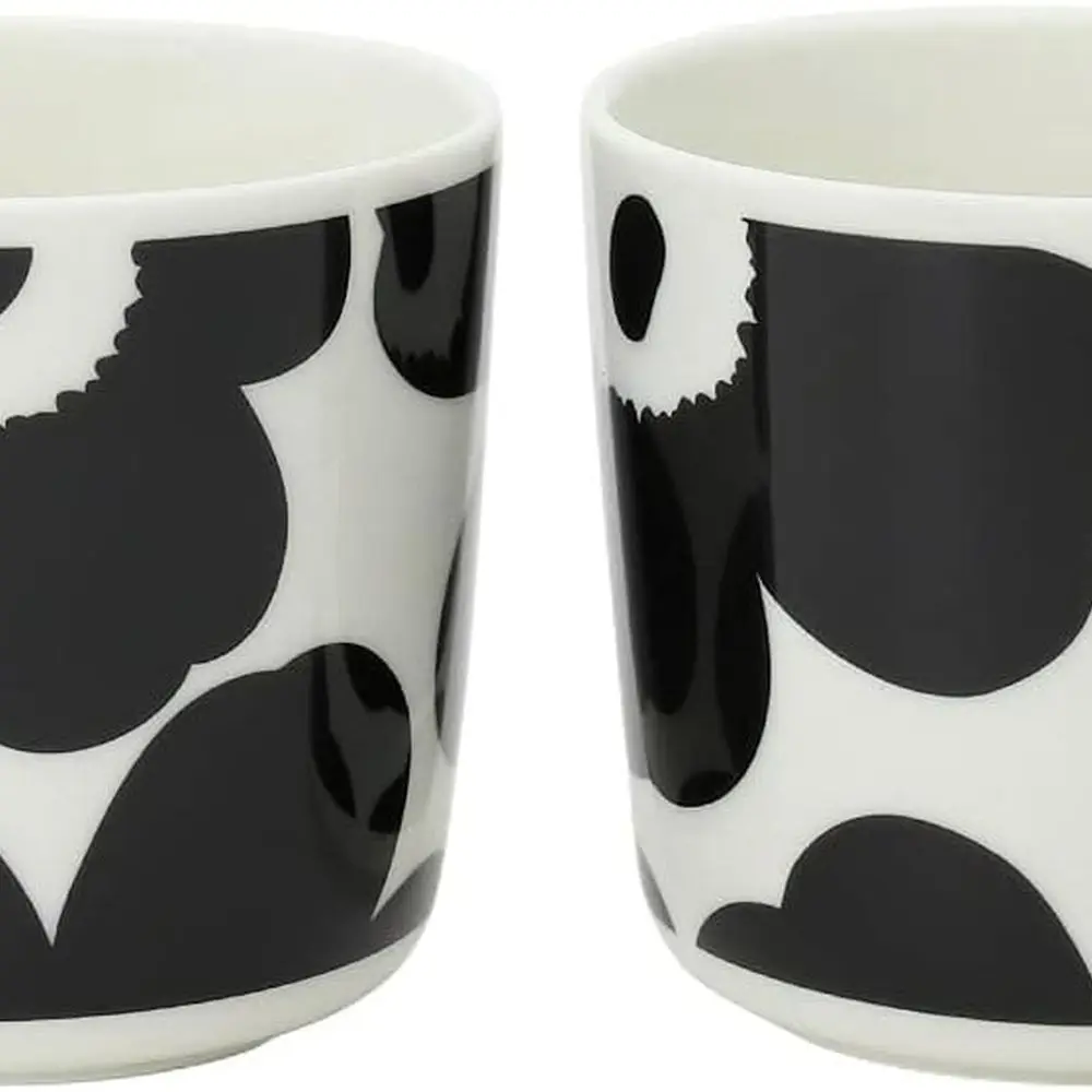 Elevate Your Coffee Ritual with Oiva's Black & White Stoneware Cups Set — 2 Floral-Patterned Mugs for a Chic Kitchen (7oz)
Elevate Your Coffee Ritual with Oiva's Black & White Stoneware Cups Set — 2 Floral-Patterned Mugs for a Chic Kitchen (7oz)