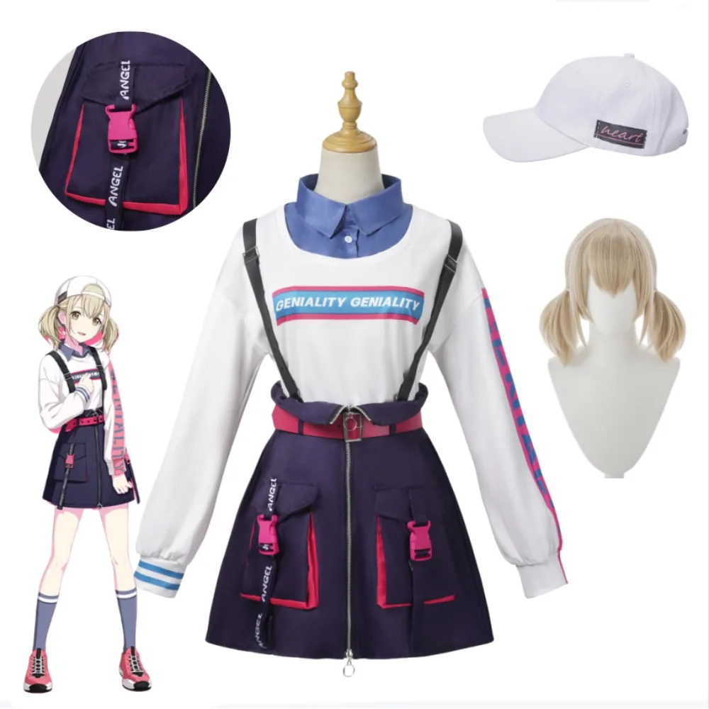 Kohane Azusawa 3rd Anniversary New Look Cosplay Costume Full Set Suspender Skirt Adult Women Halloween Anime Convention Outfit
Kohane Azusawa 3rd Anniversary New Look Cosplay Costume Full Set Suspender Skirt Adult Women Halloween Anime Convention Outfit