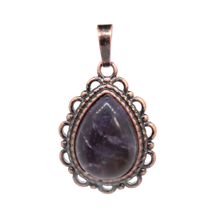 Crystal Water Drop Stone Pendants For Women DIY Necklace Natural Amethyst Rose Quartz Gemstone Pendant Charm Jewelry No Chain
Crystal Water Drop Stone Pendants For Women DIY Necklace Natural Amethyst Rose Quartz Gemstone Pendant Charm Jewelry No Chain
