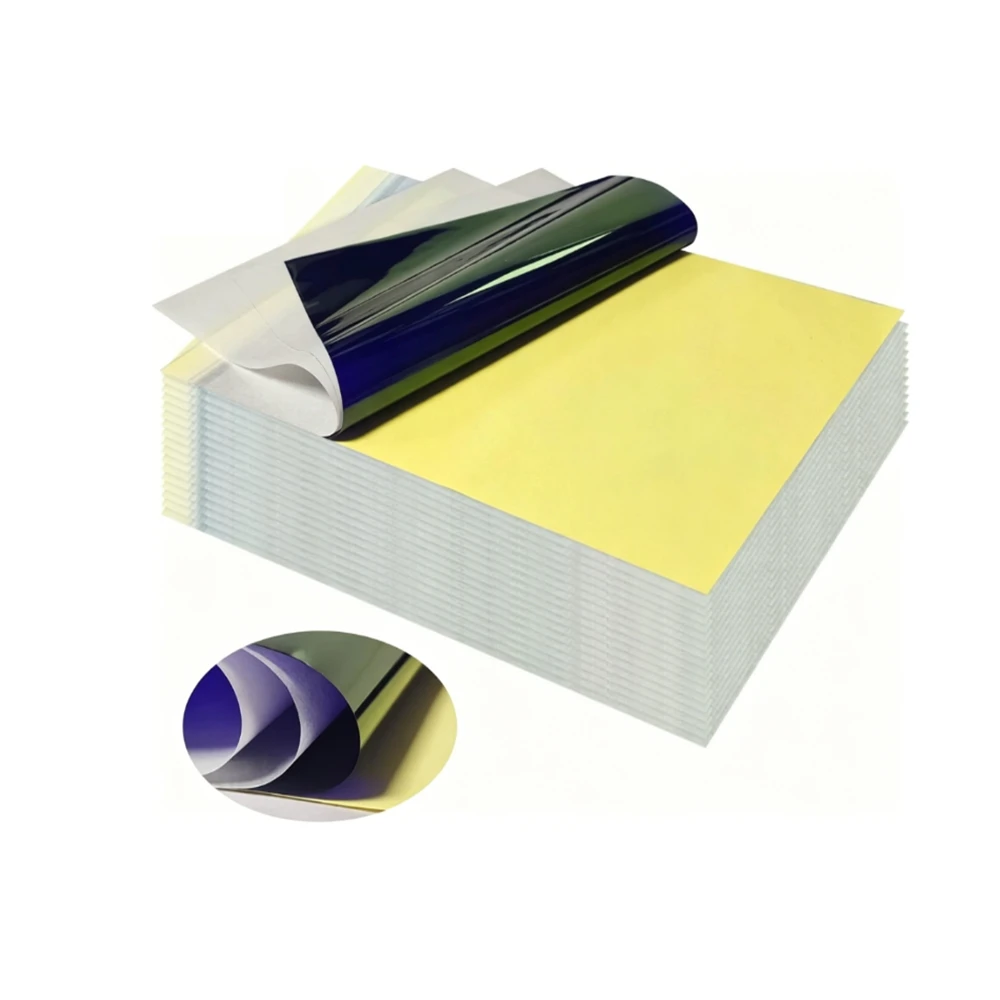 NARKASY 5/10/50/100PCS Tattoo Transfer Paper 4 Layers Thermal Stencil Paper A4 Size Tattoo Tracing Paper for Transfer Printer
NARKASY 5/10/50/100PCS Tattoo Transfer Paper 4 Layers Thermal Stencil Paper A4 Size Tattoo Tracing Paper for Transfer Printer