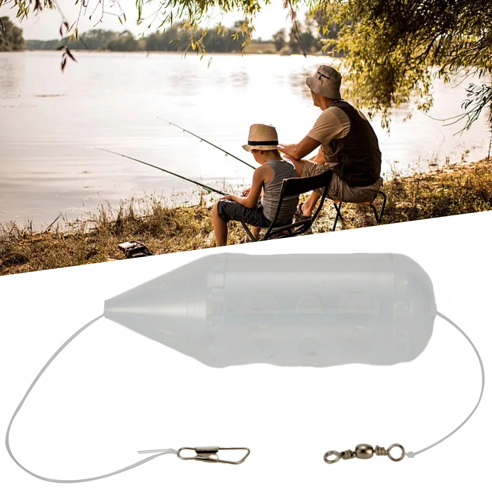1pc Rotating Transparent Bait Cage Maggot Feeder Clear Cap Swim Feeders For Maggot Carp Match Fishing Tackle N E W
1pc Rotating Transparent Bait Cage Maggot Feeder Clear Cap Swim Feeders For Maggot Carp Match Fishing Tackle N E W