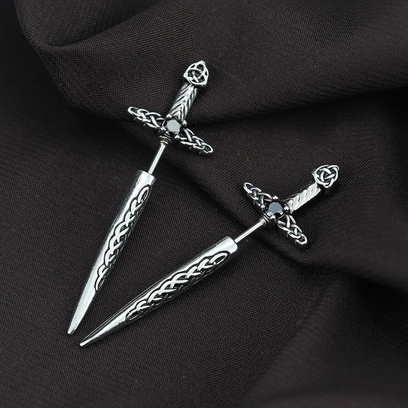 Punk Hip Hop Stud Earrings Medical Stainless Steel Man Body Jewelry Straight Barbells Earrings
Punk Hip Hop Stud Earrings Medical Stainless Steel Man Body Jewelry Straight Barbells Earrings
