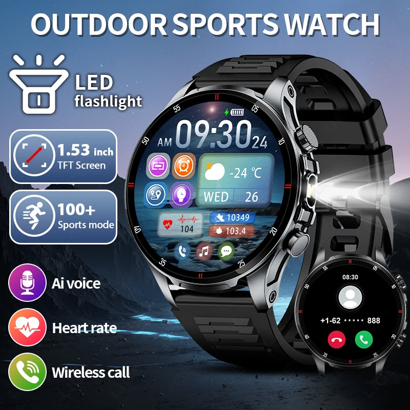LIGE Smart Watch 1.53 Inch Screen IP68 Waterproof More 100+ Sports Modes Music Control Smart watchs for women men Android lOS
LIGE Smart Watch 1.53 Inch Screen IP68 Waterproof More 100+ Sports Modes Music Control Smart watchs for women men Android lOS