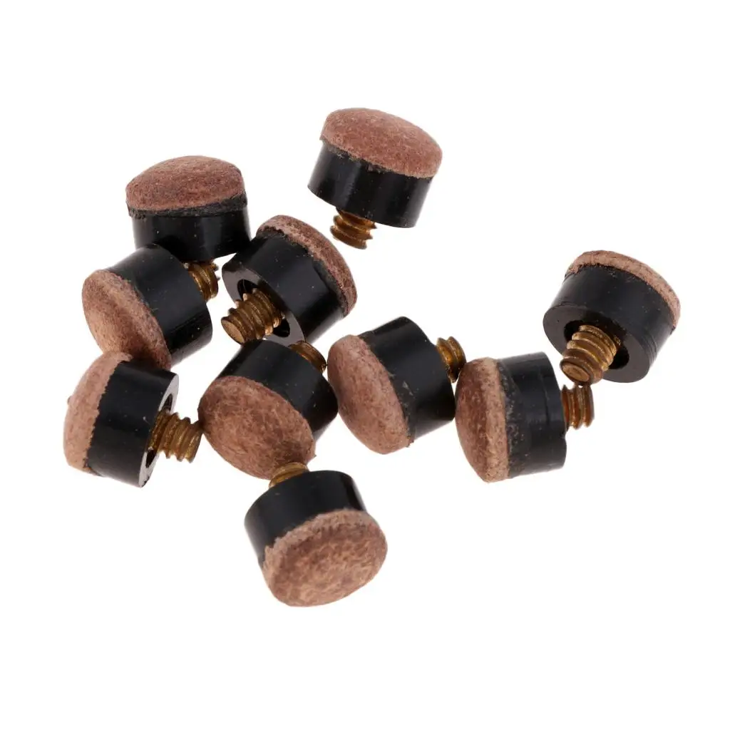 Easy Install Screw on Billiard Cue Tips Quality Hard Snooker Stick Accessories for Pool Cue Repair
Easy Install Screw on Billiard Cue Tips Quality Hard Snooker Stick Accessories for Pool Cue Repair