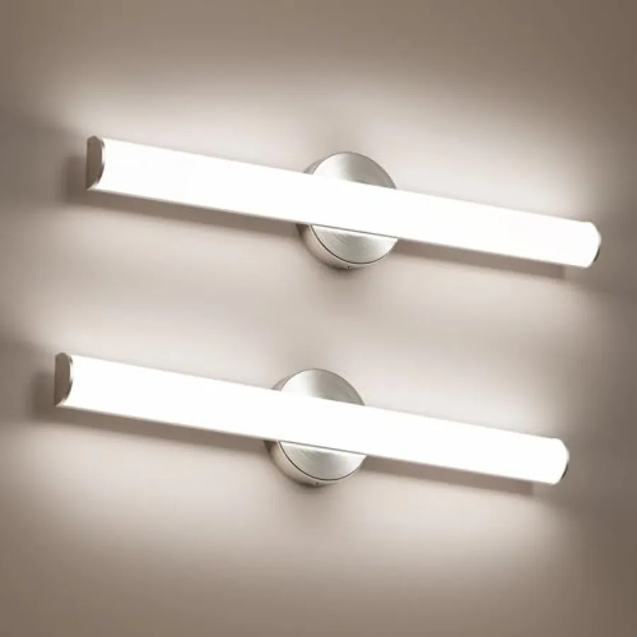 24inch Bathroom Vanity Light 2-Pack, 16W Bathroom Lights Fixture, 1600LM Led Vanity Lights Bar, 4000K Natural White Bath Wall L
24inch Bathroom Vanity Light 2-Pack, 16W Bathroom Lights Fixture, 1600LM Led Vanity Lights Bar, 4000K Natural White Bath Wall L