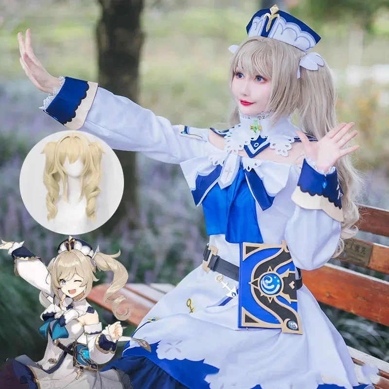 Genshin Impact Barbara Cosplay Costume Wig Suit Barbara Lolita Dress Game Carnival Anime Suit Cosplay Halloween Costume Female
Genshin Impact Barbara Cosplay Costume Wig Suit Barbara Lolita Dress Game Carnival Anime Suit Cosplay Halloween Costume Female