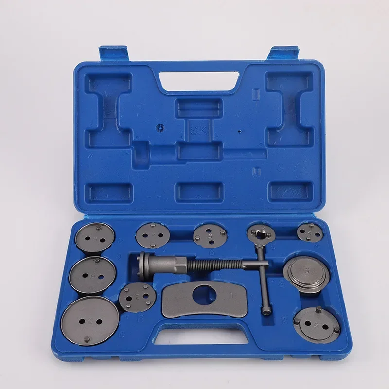 12pcs/Set Universal Car Disc Brake Caliper Rewind Back Brake Piston Compressor Tool Kit Set For Automobiles Garage Repair Tools
12pcs/Set Universal Car Disc Brake Caliper Rewind Back Brake Piston Compressor Tool Kit Set For Automobiles Garage Repair Tools