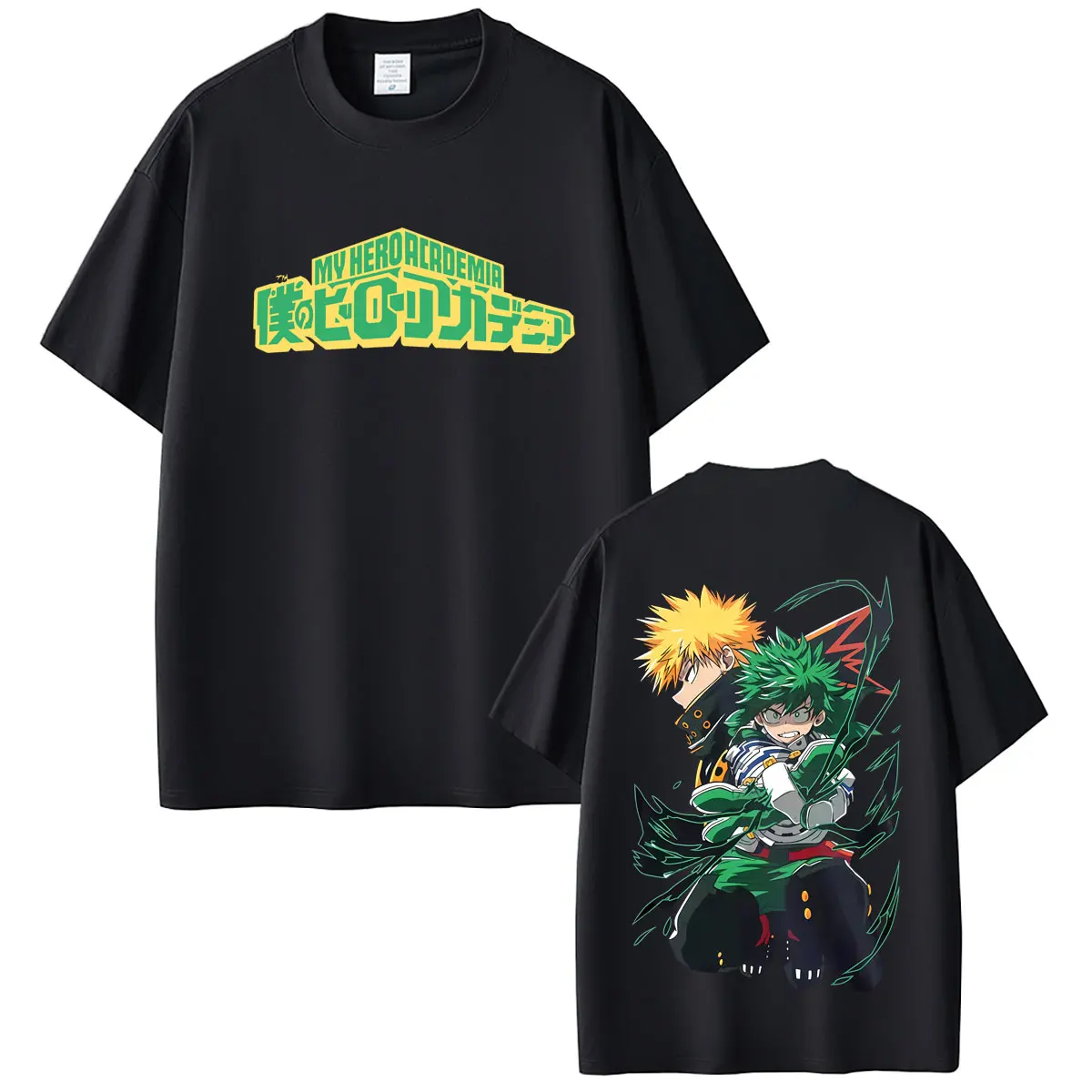 Anime My Hero Academia Bakugou Katsuki Midoriya Izuku T-shirt Men Women Cartoon Lover Retro Oversized Tshirt Male Fashion Tees
Anime My Hero Academia Bakugou Katsuki Midoriya Izuku T-shirt Men Women Cartoon Lover Retro Oversized Tshirt Male Fashion Tees
