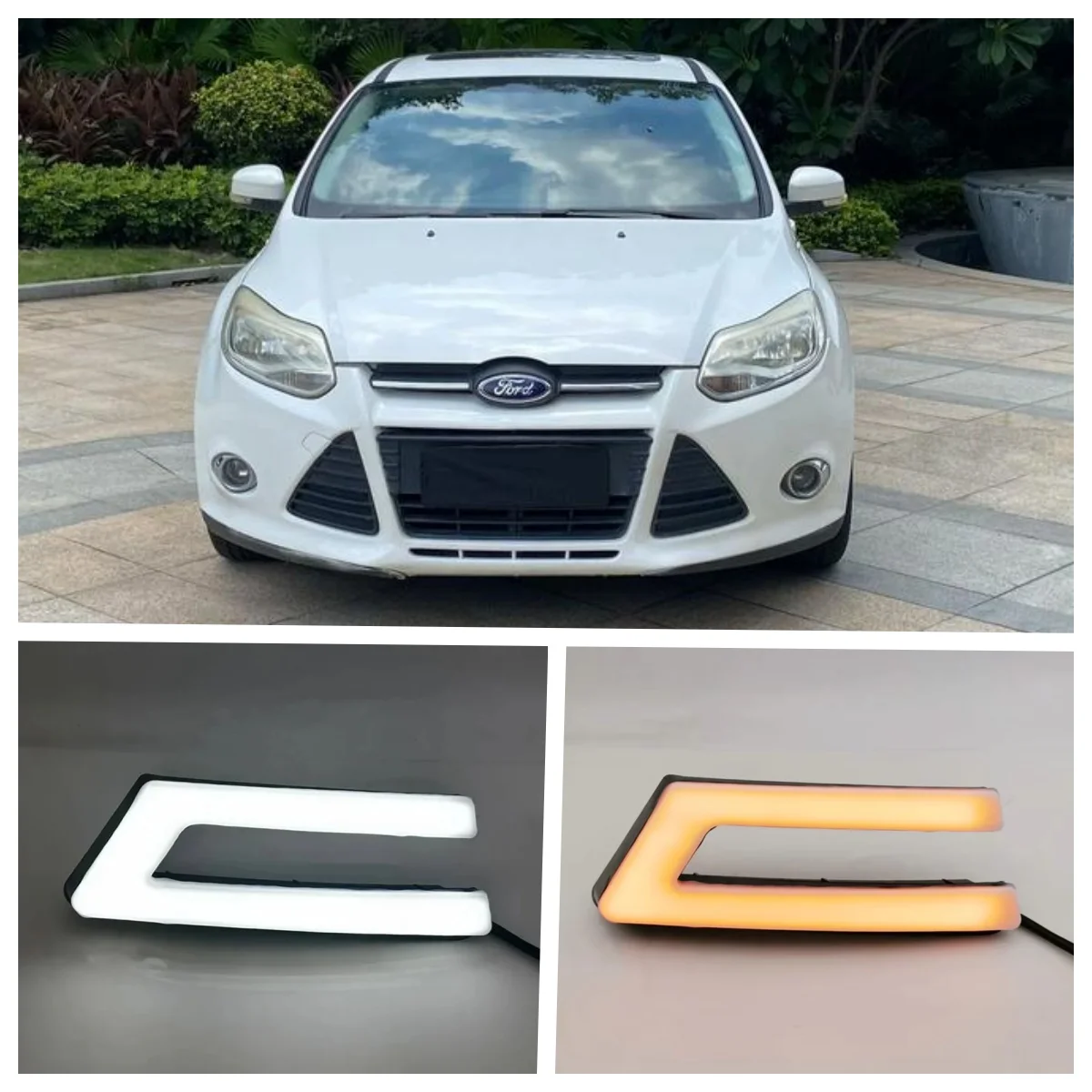 LED DRL For Ford Focus MK3 2012 2013 2014 Daytime Running Lights Waterproof Daylight Lamp With Dynamic Turning Light Signal 12VF
LED DRL For Ford Focus MK3 2012 2013 2014 Daytime Running Lights Waterproof Daylight Lamp With Dynamic Turning Light Signal 12VF