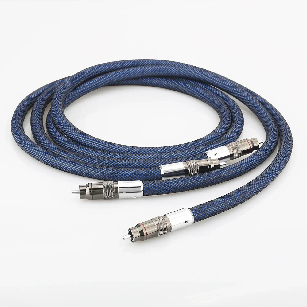 Audiocrast Silver Plated RCA Interconnecting Cables Silver Plated RCA Audio Cable with Carbon Fiber Male speaker dual lotus CD
Audiocrast Silver Plated RCA Interconnecting Cables Silver Plated RCA Audio Cable with Carbon Fiber Male speaker dual lotus CD