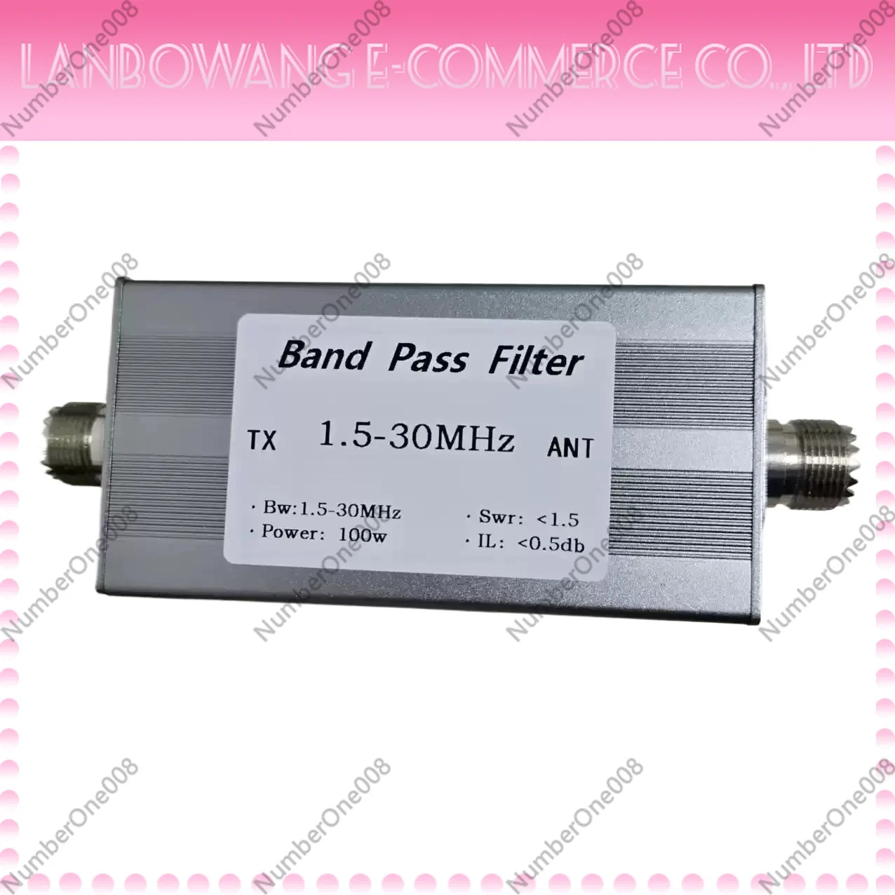 BPF-1.5-30 short wave bandpass filter bandpass BPF anti-interference increase sensitivity 100w 88-108MHZ 116-170MHZ 139-149MHZ
BPF-1.5-30 short wave bandpass filter bandpass BPF anti-interference increase sensitivity 100w 88-108MHZ 116-170MHZ 139-149MHZ