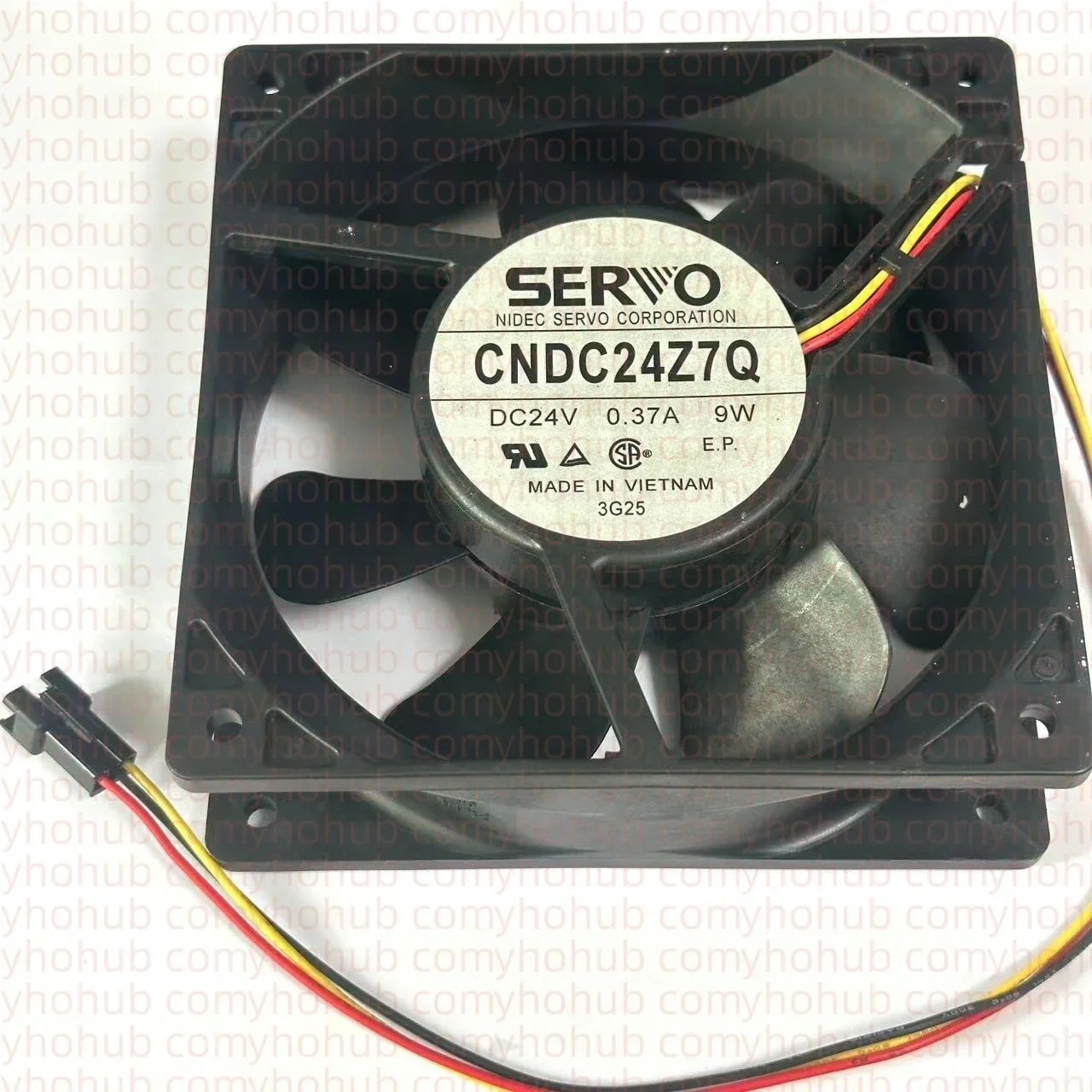 SERVO CNDC24Z7Q DC 24V 0.37A 120x120x38mm 3-Wire Server Cooling Fan
SERVO CNDC24Z7Q DC 24V 0.37A 120x120x38mm 3-Wire Server Cooling Fan