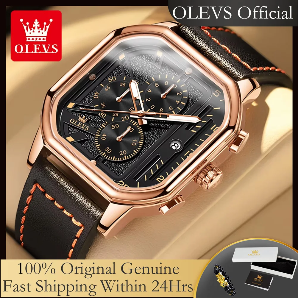 OLEVS 9950, оригинальные кварцевые часы для мужчин, хронограф с датой, водостойкий светящийся модный кожаный ремешок, мужские спортивные наручные часы
OLEVS 9950, оригинальные кварцевые часы для мужчин, хронограф с датой, водостойкий светящийся модный кожаный ремешок, мужские спортивные наручные часы