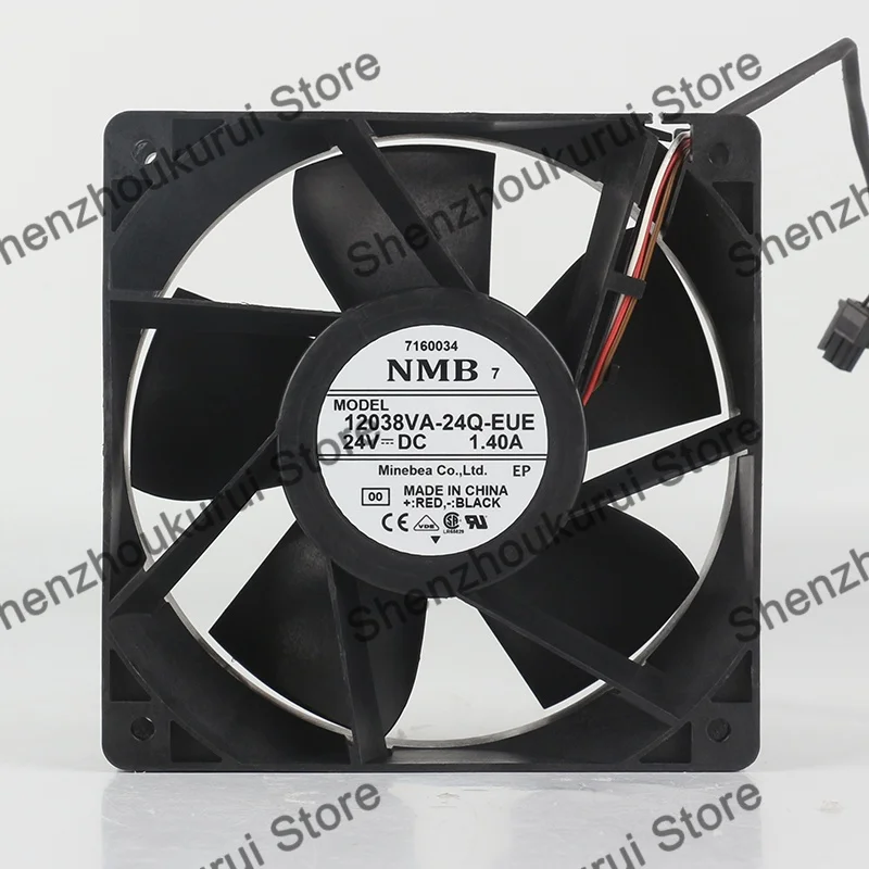 Frequency converter 12038VA-24Q-EUE 24V genuine NMB 1.40A 12038 12CM high air volume cooling fan
Frequency converter 12038VA-24Q-EUE 24V genuine NMB 1.40A 12038 12CM high air volume cooling fan