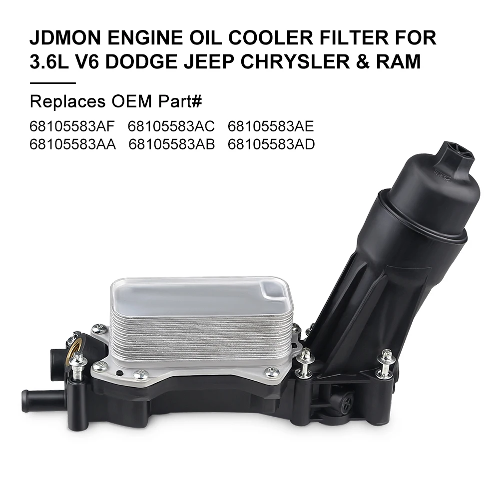 Автомобильный алюминиевый фильтр радиатора моторного масла для Chrysler Dodge Jeep Ram 3.6 V6 2014-2017 68105583 Зарядное устройство AF Grand Cherokee
Автомобильный алюминиевый фильтр радиатора моторного масла для Chrysler Dodge Jeep Ram 3.6 V6 2014-2017 68105583 Зарядное устройство AF Grand Cherokee