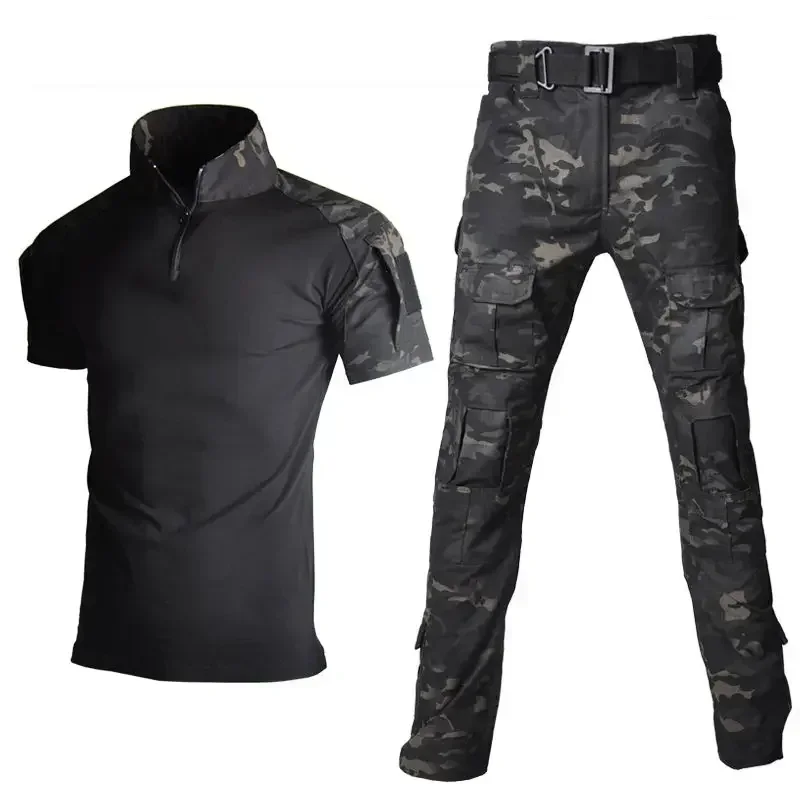 Navy Blue Uniform Camouflage Suit Tactical Clothing Tactical Suit Tactical Pants for Men Balaclava T-shirts No Belt
Navy Blue Uniform Camouflage Suit Tactical Clothing Tactical Suit Tactical Pants for Men Balaclava T-shirts No Belt