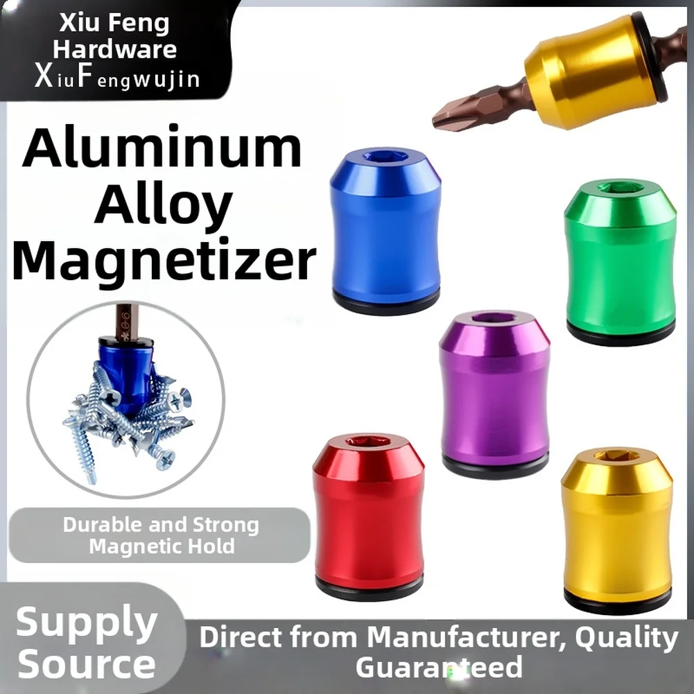 10pc Strong Magnetic Screw Ring Screw Holder For Drill 1/4inc Hex Screwdriver Bit Electric Drill Magnetic Ring Sleeve Bit Holder
10pc Strong Magnetic Screw Ring Screw Holder For Drill 1/4inc Hex Screwdriver Bit Electric Drill Magnetic Ring Sleeve Bit Holder