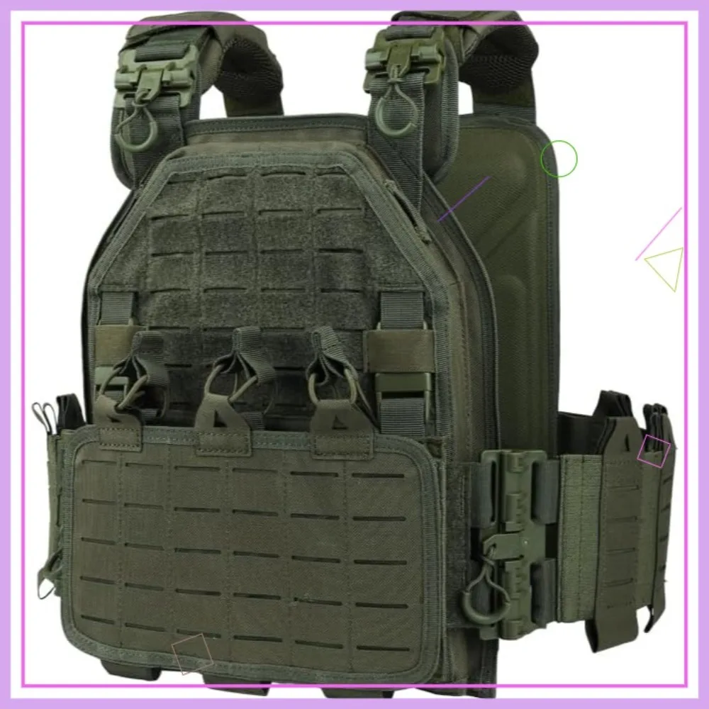 Men's Tactical Outdoor Vest Quick Release Adjustable Modular Airsoft Gear Laser-Cutting Design
Men's Tactical Outdoor Vest Quick Release Adjustable Modular Airsoft Gear Laser-Cutting Design