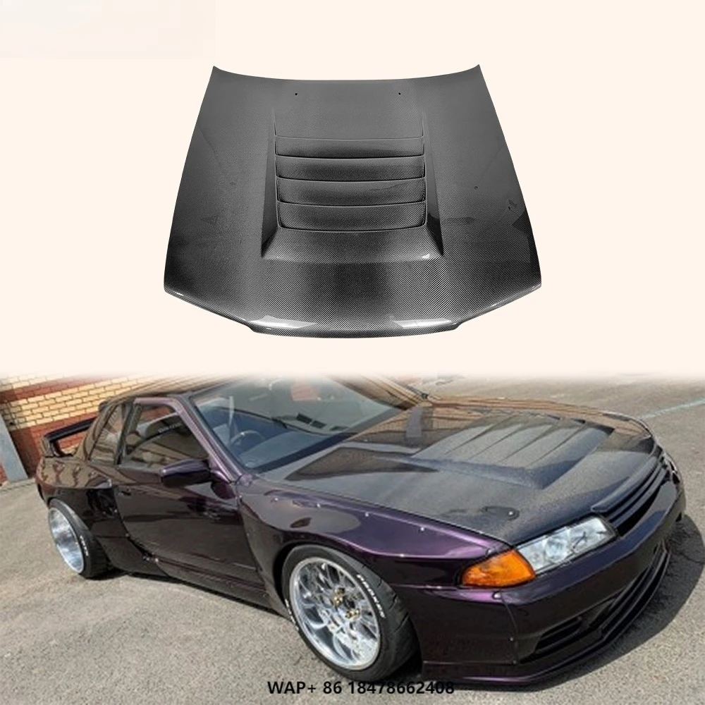 For Nissan Skyline R32 GTR 89-93 2D NIS Style Front Vented Bonnet Hood Carbon
For Nissan Skyline R32 GTR 89-93 2D NIS Style Front Vented Bonnet Hood Carbon
