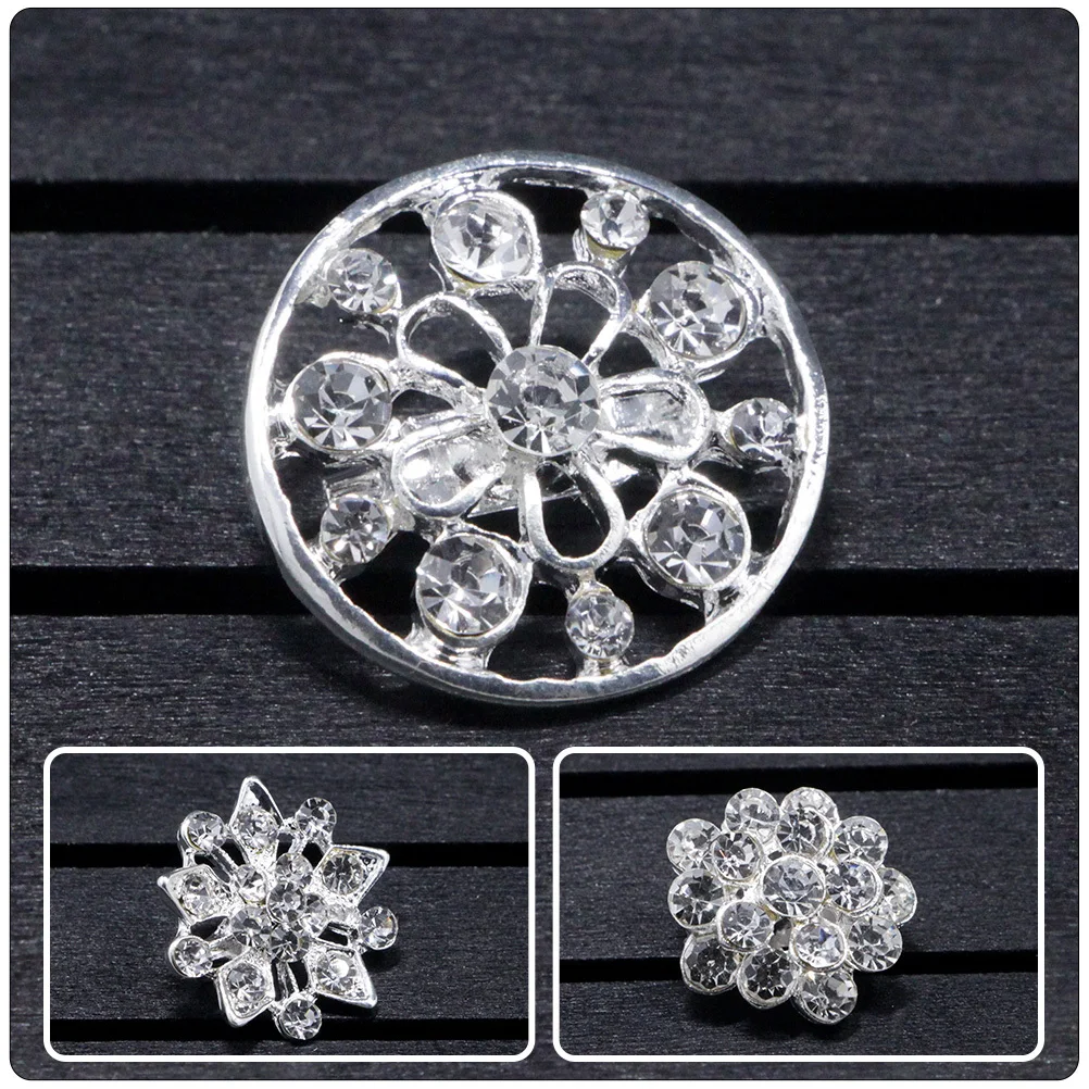 24Pcs Crystal Rhinestone Brooch Pin Alloy Party Dress Bouquet Decoration Bridal Sash Brooch Jewelry Clear Crystal Pin
24Pcs Crystal Rhinestone Brooch Pin Alloy Party Dress Bouquet Decoration Bridal Sash Brooch Jewelry Clear Crystal Pin