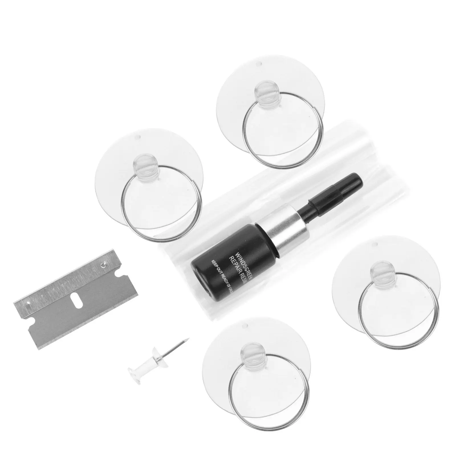 Набор для ремонта стекол (1 шт.): Комплект инструментов для восстановления трещин на лобовом стекле, клей-смола для ремонта повреждений автомобильных окон и кузова, большой размер
Набор для ремонта стекол (1 шт.): Комплект инструментов для восстановления трещин на лобовом стекле, клей-смола для ремонта повреждений автомобильных окон и кузова, большой размер